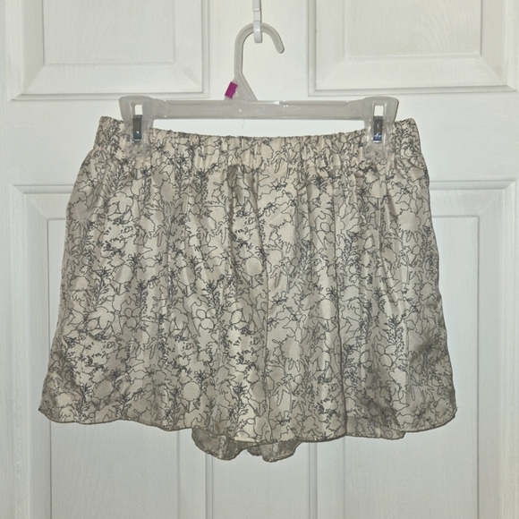 Rag & Bone White Printed Silk Holten Shorts - Picture 8 of 9